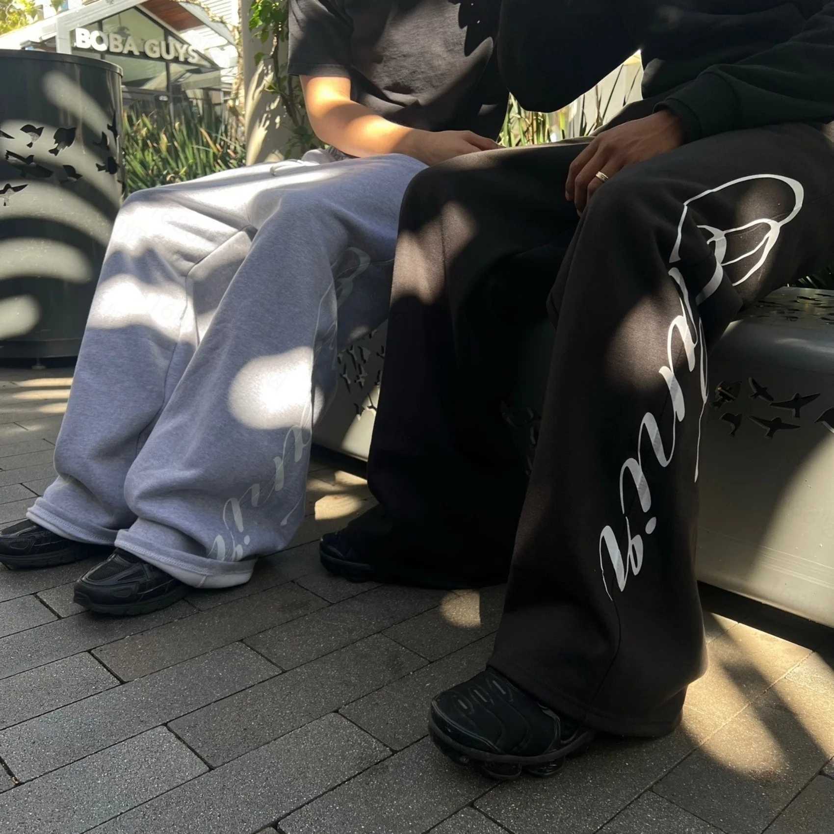 American strt ins style unisex loose straight pants personty wear daily casual print design 2026 fashion new style. Q260917