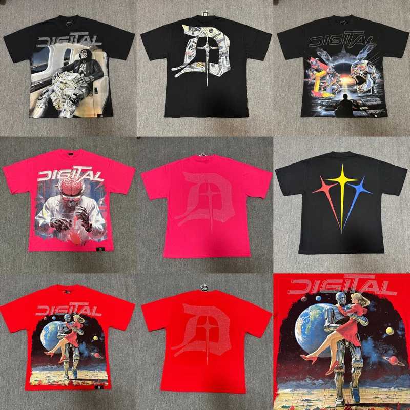 2026 Summer New Style Men's Women's DIGITAL T-Shirt Fashion Versatile Trend Hip Hop Short Sleeve Stock X260916