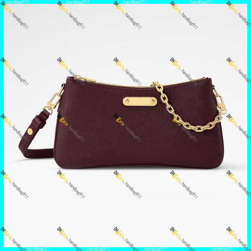 Designer Pochette Liv Bag Burgundy Genuine Leather Chain Bag Shoulder bag Totes Handbag Top Handbag Bag for Women 10A Quality M25816 M11916 M83301 M