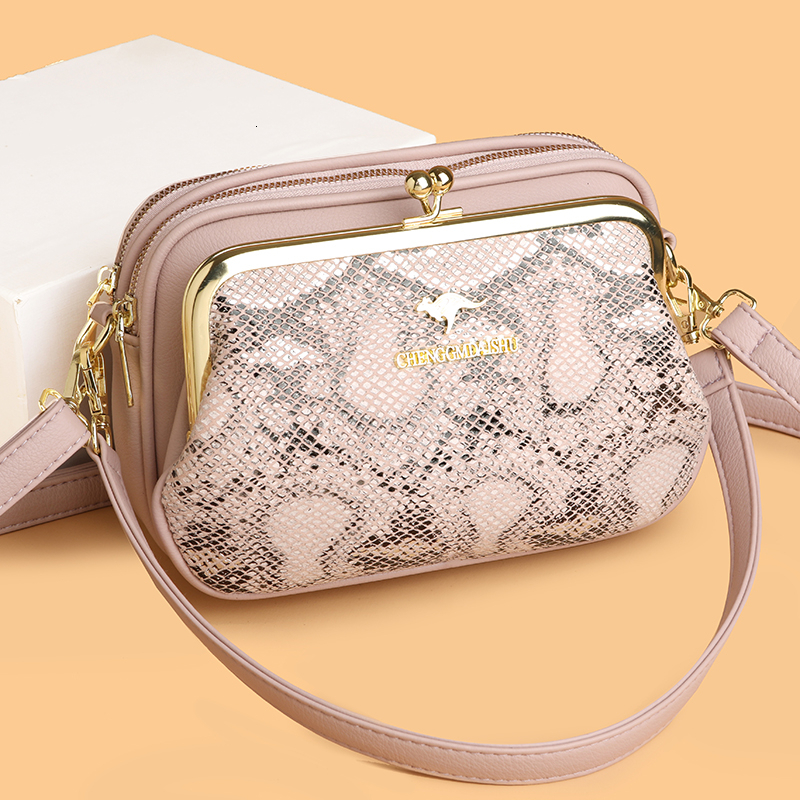High Quality Soft Leather Women Bag Luxury Buckle Design Shoulder Messenger Bags Fashion Handbag and Purses Commuting Sac a Main