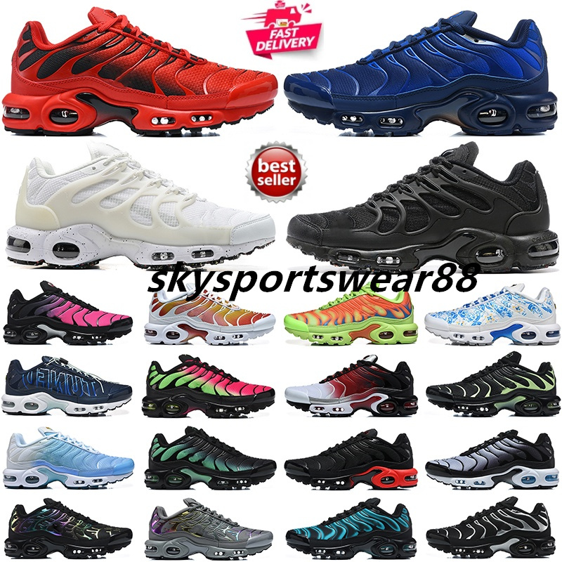 Designer tn tns Running Shoes for Men Women tn3 TN Triple Black Volt Silver White tn plus chaussure Womens Outdoor Shoe Mens Trainers Sneakers P17