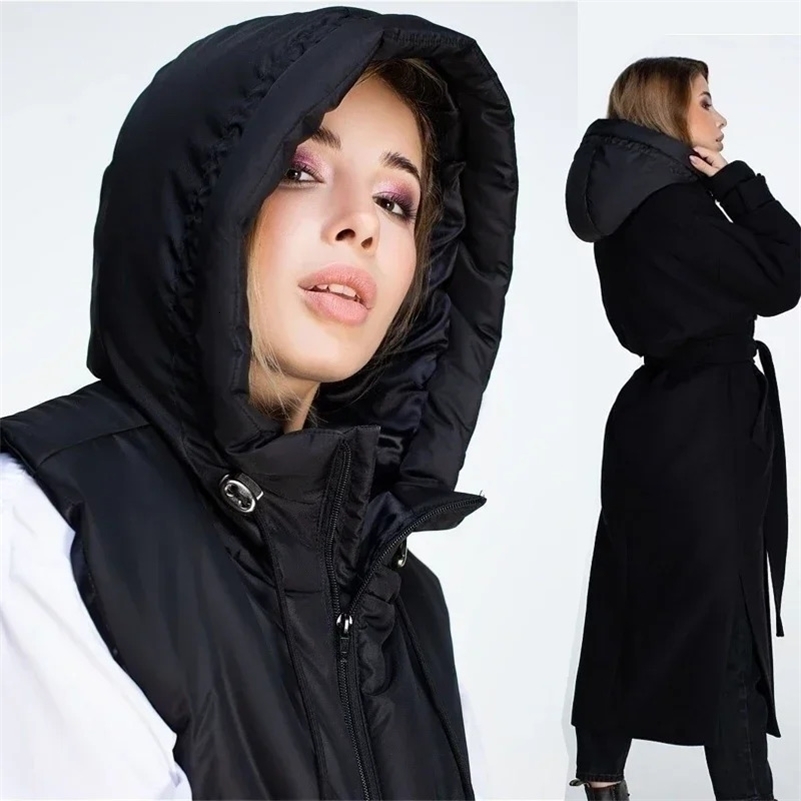 Winter Ultralight Down Hooded Hats for Women Men Warm Ring Scarf Balaclava Hat Neck Zippper Drawstring Coat Scarf Short Tank Top260915ww
