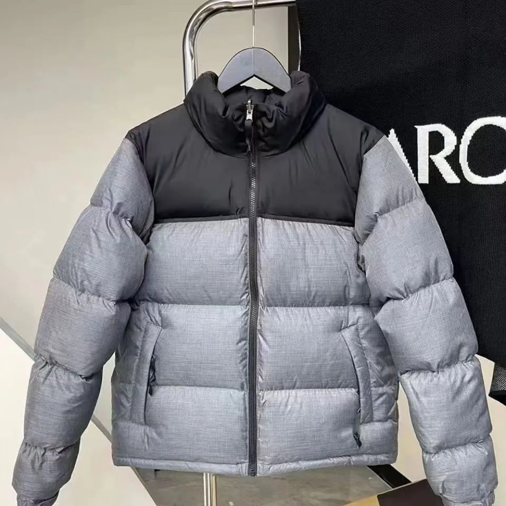 Winter Thick Designer Puffer Jacket Windproof Warm Zipper Unisex Outerwear Asian Size High Quality
