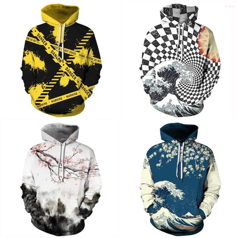 Men's Hoodies 3D Japanese-style Cherry Blossom Beihai Simple Design Top-level Clothing In Autumn-winter 2026