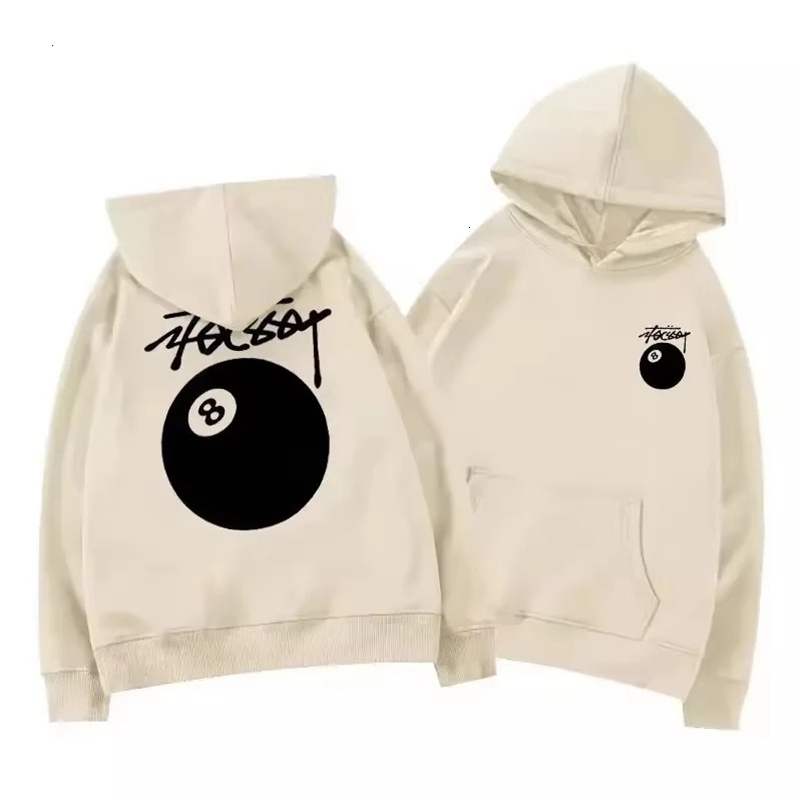 billiard print street autumn and winter warm hooded sportswear soft casual top high-quality comfortable clothing 260916