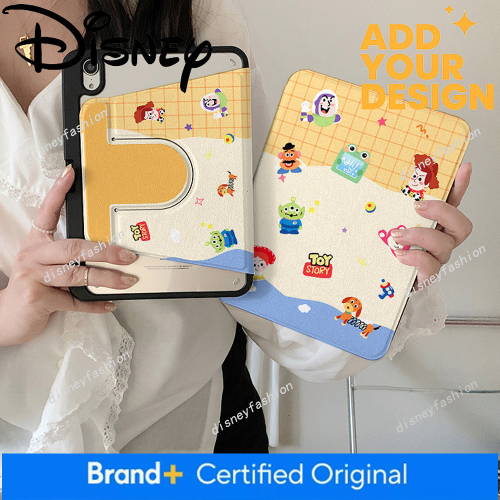 Cartoon Toy Story 360-Degree Rotating Suitable 12, New iPad 11 with Pen Slot, Air 6 Anti-Fall, 11inch Apple Tablet Protective Case 10.9 for Women, M