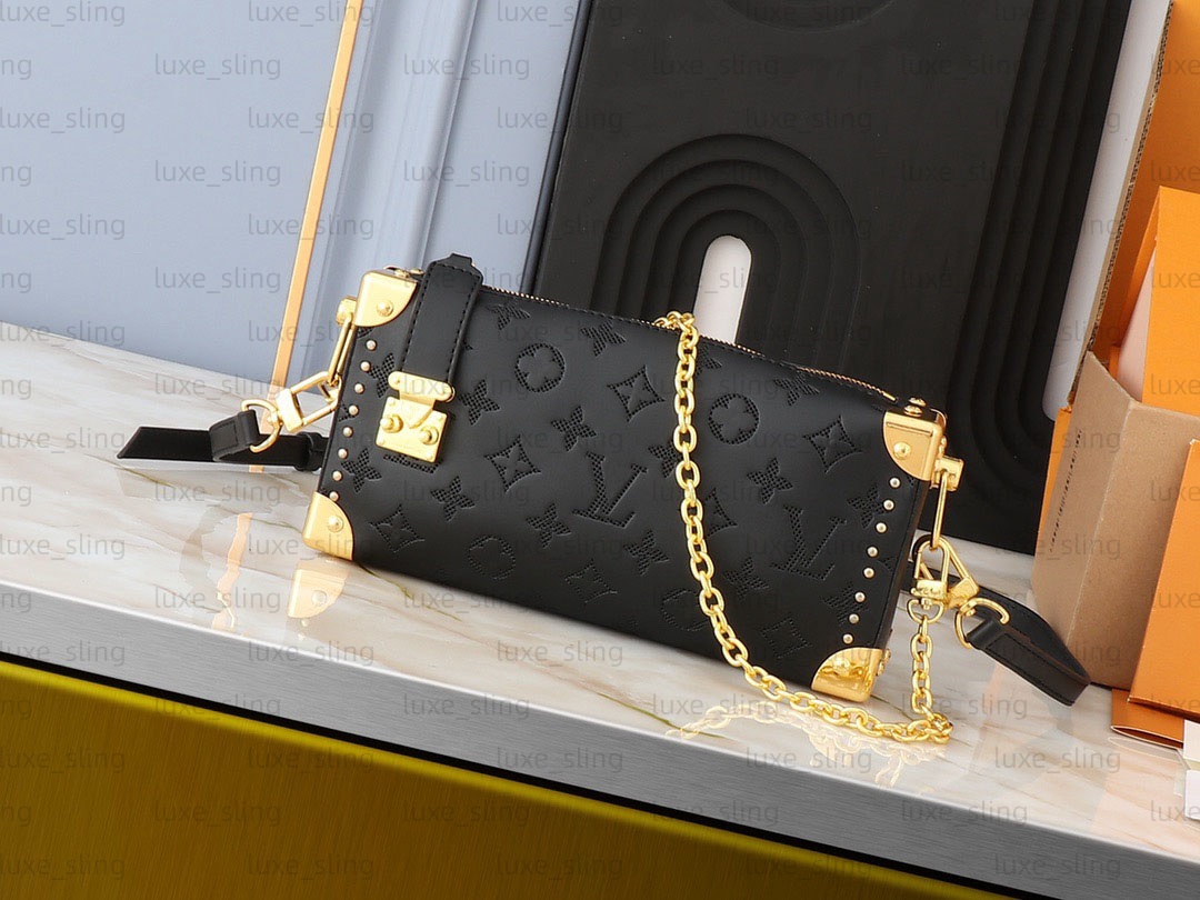 Slim Trunk Soft box packaging vintage monogram shoulder bag chain bag leather crossbody package clutch handbag tote bag Designer Bags 2026 Trends sa
