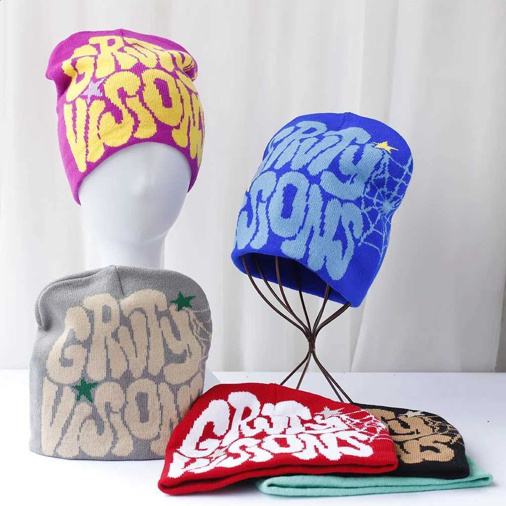 new popular 2024 winter High Quality Winter Plain Beanie Hat 100rylic Warm Knitted Cap y2k acrylic hip hop mea culpa hat capsT260916