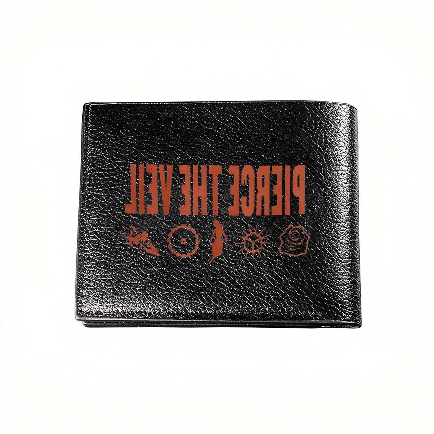 The Veil Pierce Band Graphic Mens Wallet Business Mens Casual Elegant Simple Practical Quality Wallet Stylish Printing GrapT260917