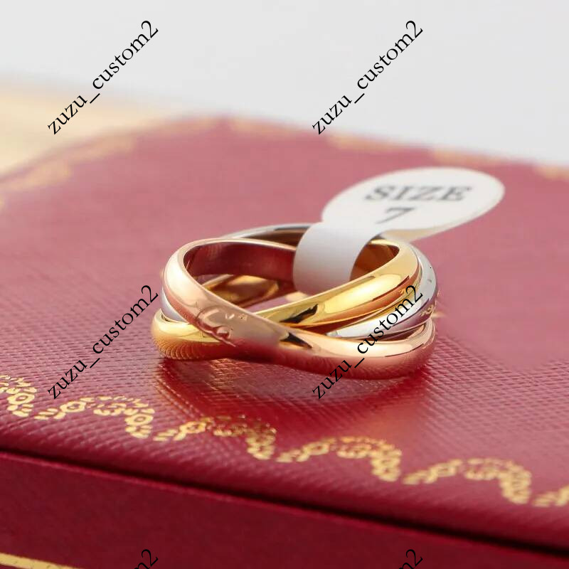 Designer Women Ring Luxury Classic Fashion Noble Belt Original Box Birthday Gift Multiple Colors Valentine Day Christmas Wedding Anniversary AAAA