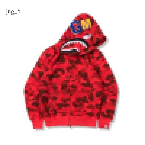 Bapa Hoodie Ape Popular Camouflage Shark Hooded Fleece Jacket Babe Streetwear Men Designer Hoodie Hip Hop Rap Skateboard Camoflage Y2k 467