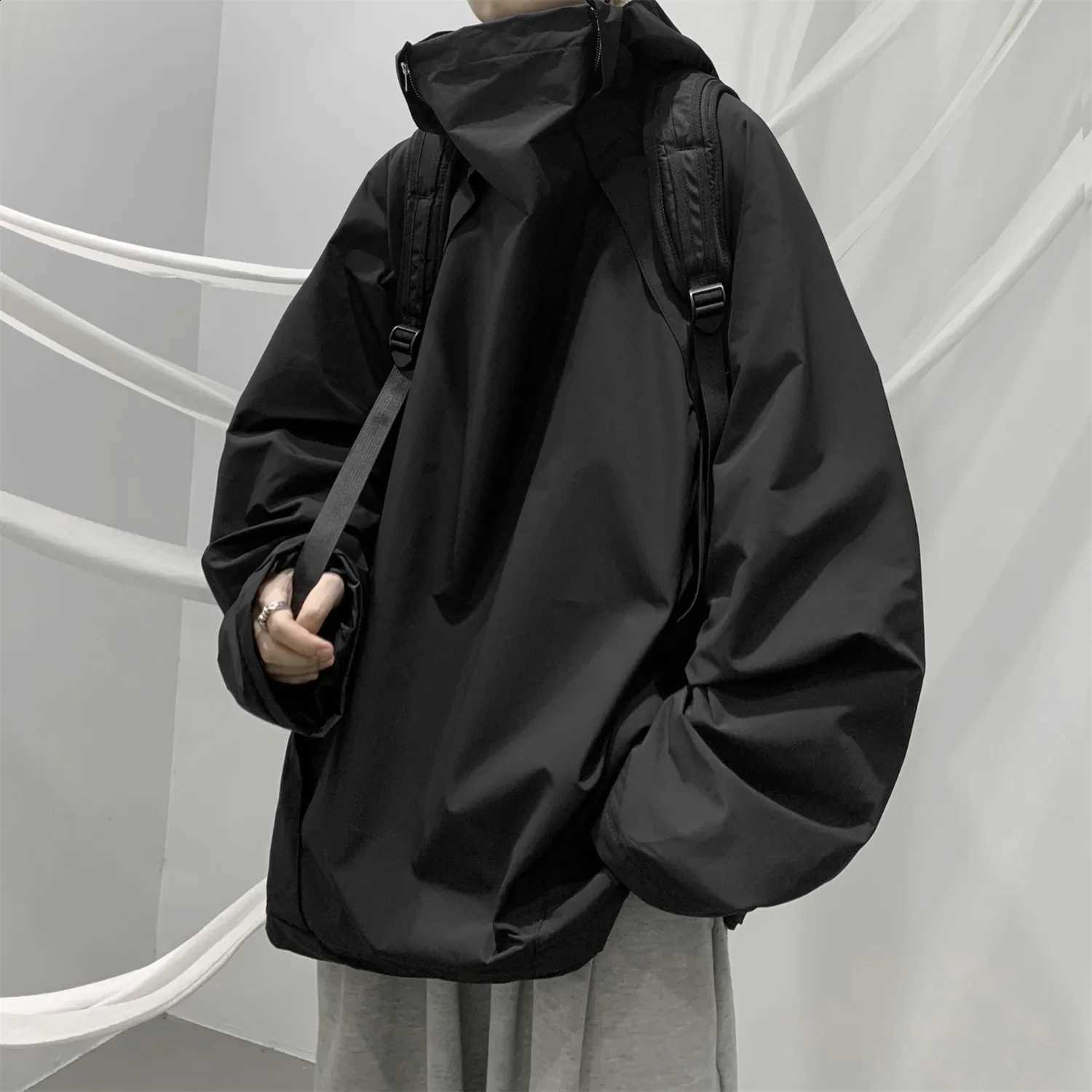 Jackets Autumn Men Fashion in Outerwears Solid Casual Clothing Windbreaker Coats Aviator Jacket for Men Waterproof Hiking Top C260917