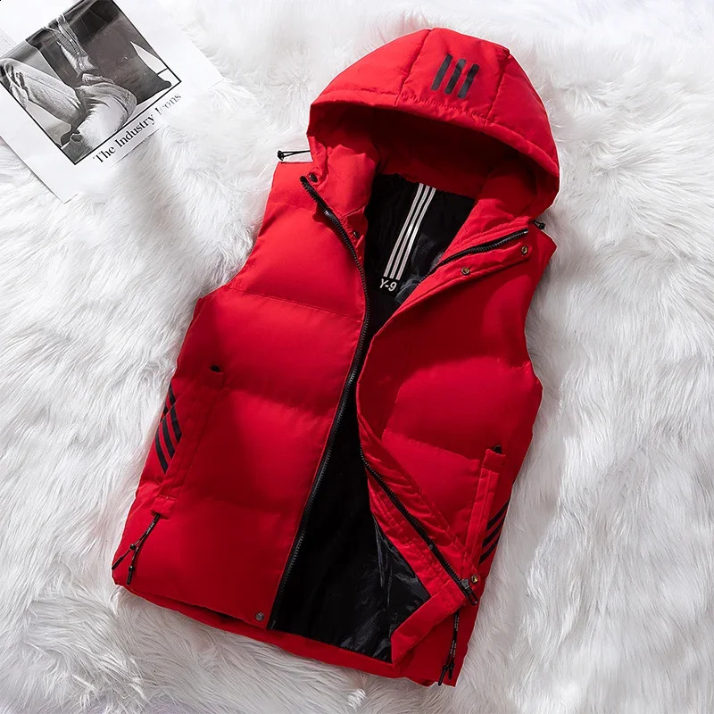 Winter Fashionable Casual Hooded Down Vest High-quality Versatile Comfortable Breathable Casual and Warm Down Vest 260916