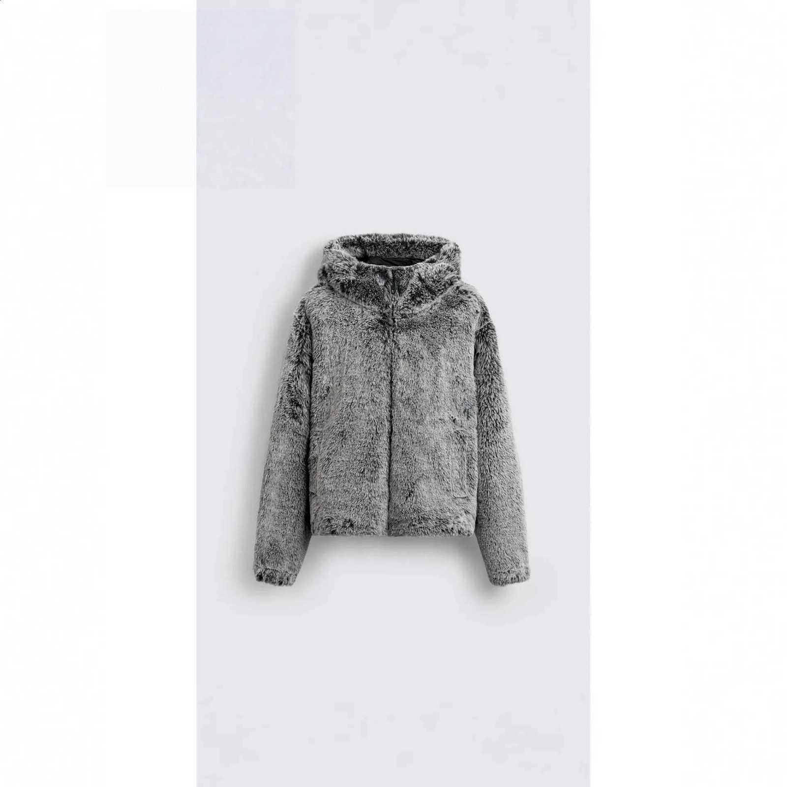 Fashion Faux Fur Overcoat Men's Winter Warm Hooded Windproof Fur Jacket Thick Thermal Parkas Outerwear For Male W260915