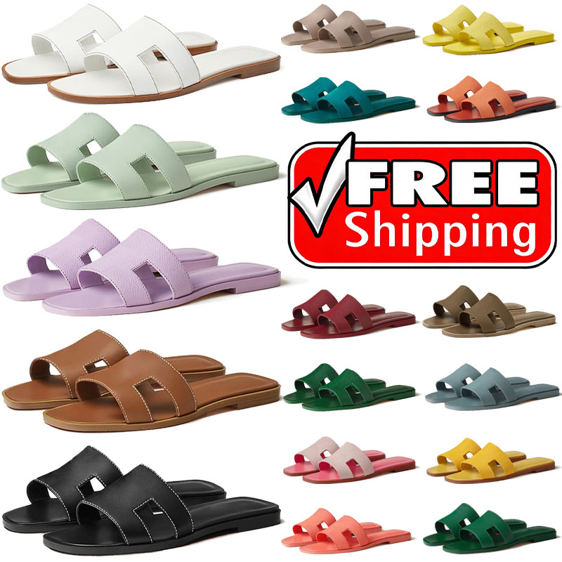 Free shipping Designer Ladies H Sandals Platform h sliders Women oran Sandale Slipper Summer Casual Beach Slipper Mint green purple womens oran Clas