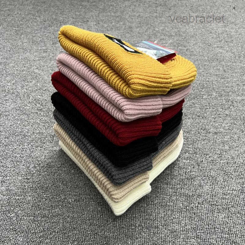 Sale Knitted festival Happiness Beanie 10 resort formal Top Hat party Men sports Winter Unisex Gorros Bonnet Skull Caps Knit Hats Classical Sports C