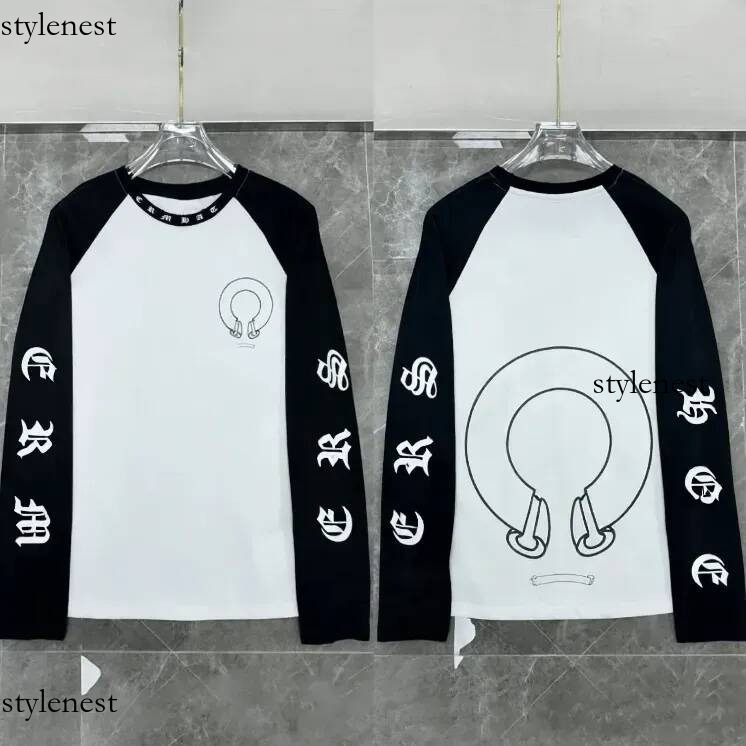 Chrome T Shirt Chrome Longsleeve Mens Designer Shirt Graphic T Shirt Tees Chrome Long Sleeve Cotton Print Tshirts Shirt Pure Cotton Shirt Tshirt Chr