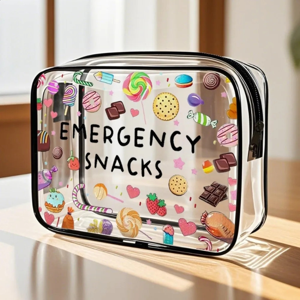 Trendy Large Capacity Makeup Bag Portable Medicine Theme Cosmetic Multifunctional Visible Storage for Women 260917