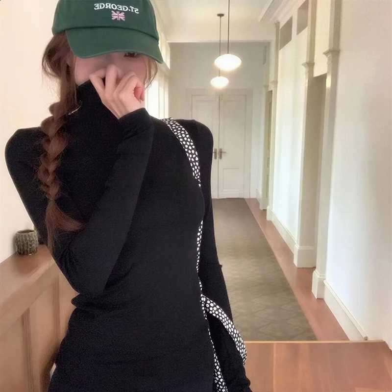 Winter Women Classic Basic Turtleneck Tops Lady Comfortable Thermal Long Sleeve Clothes Female Retro Versatile Elastic Pullover H2609161