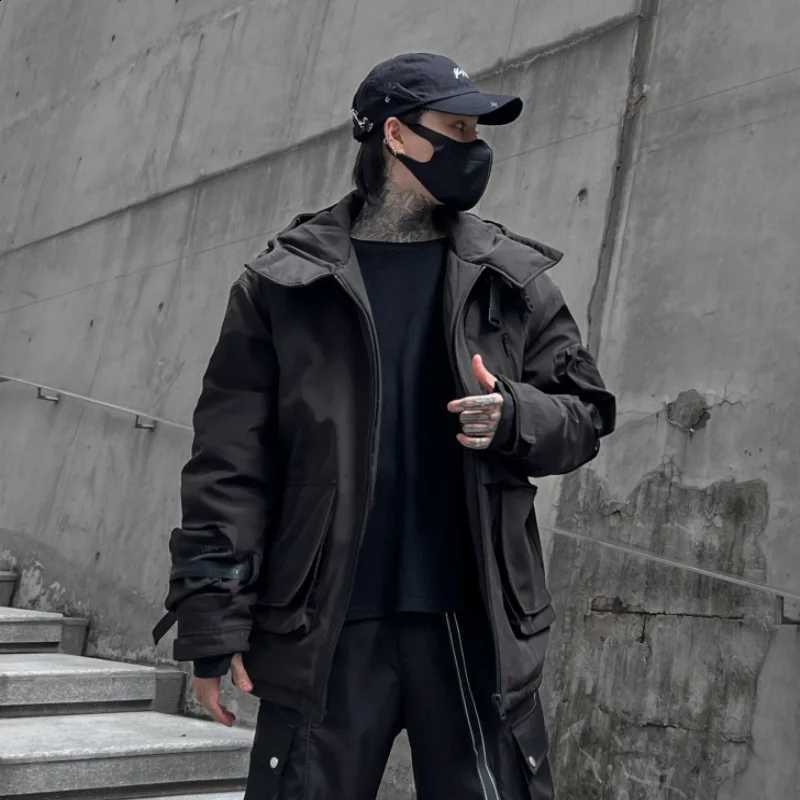 Fashion Heavy Industry Tooling Jacket Multi-functional Windproof Wear-Resistant Men's Coat Technology Functional Wind Jackets C260917