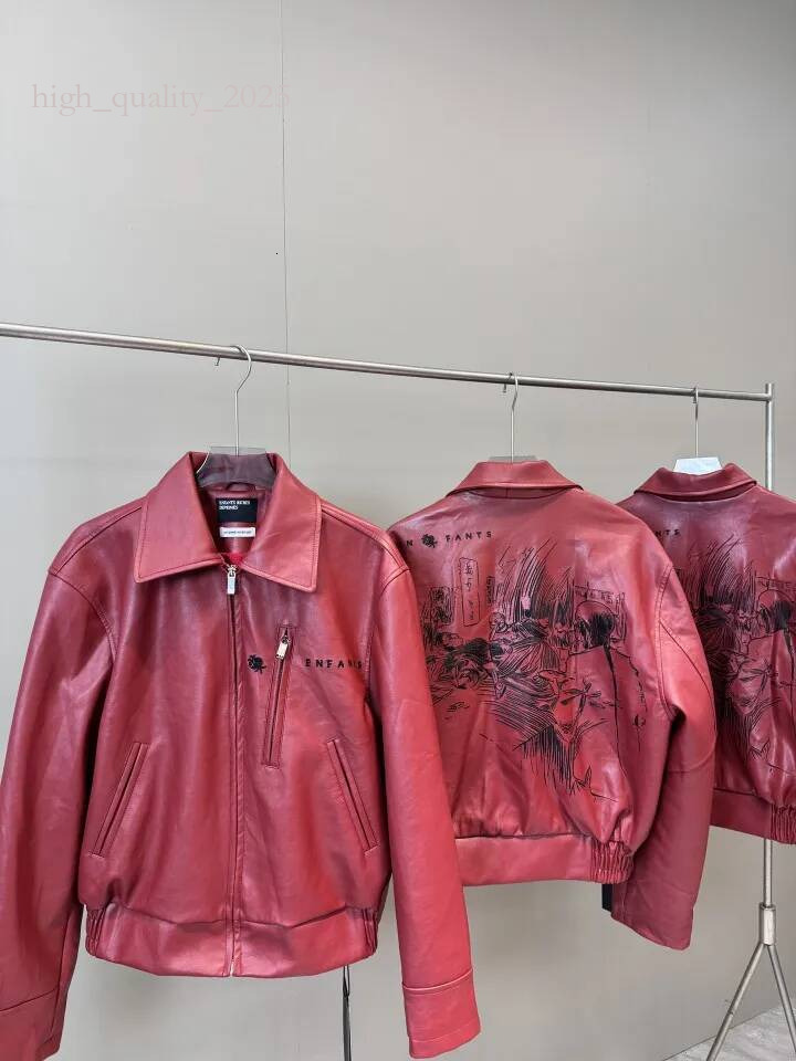 Enfantlys Riches Deprimes Jacket Made Old Washed Letters Riches Depremes Jackets Mens And Women Hip Hop High Quality ERD Couples Spring And Short Le