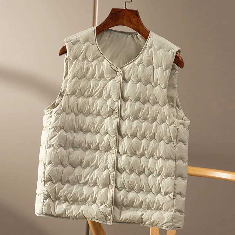SEDUTMO WinterQuilted Duck Down Vest Ultra Light Thin Jacket Women Feather Short Warm Casual Basic Waistcoat ED2069 H260917
