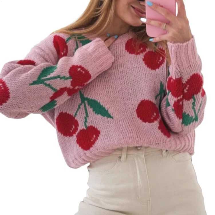 winter autumn women's and round pullover sweater long-sleeved European and American knitted sweater J260916