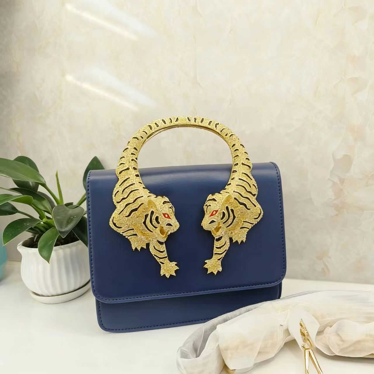 Mirror Quality Designer Bags 2026 Trends Tiger Handle Tote Bags For Women Handbag Crossbody Shoulder Bag Luxury Leather Purses 260917