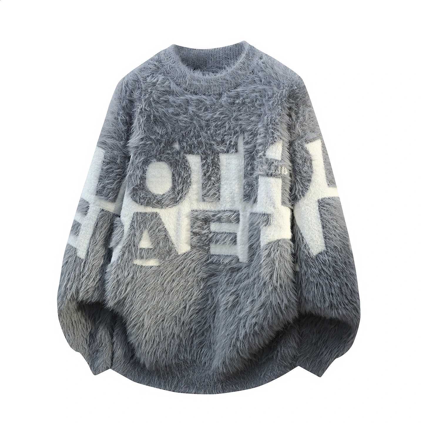 Men Fashion Sweater 2026 Winter Casual Knit Pullovers Mens Thick Warm letter pattern Sweaters Men's Daily Warm sweaters maleW260915