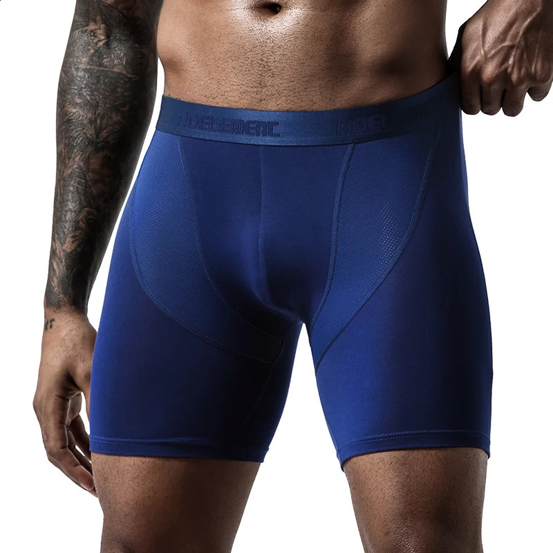 3Pack of Ice Mesh Men's Underwear Sports Running Extended WearResistant Leg Boxer Briefs LongLeg FiveQuarter Pants Underw 260917