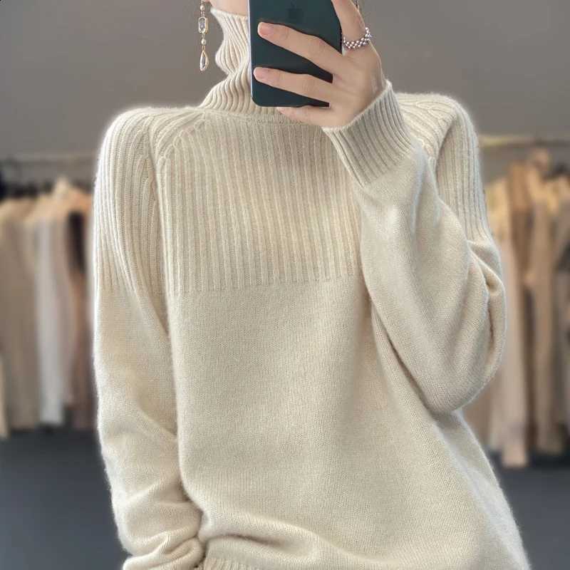 Trending Women's Sweater Turtleneck Sweater 2026 New Fashion Top Autumn and Winter Korean Pullover Knitwear J260916