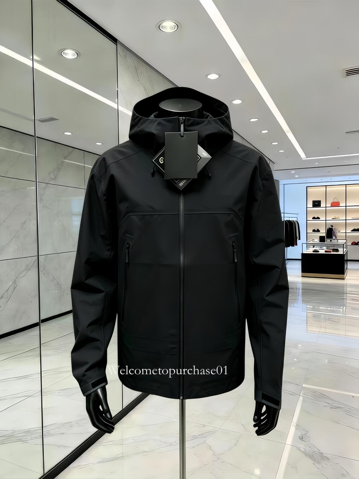 Arc Jacket Men Women Designer Jacket Brand Embroidered Logo Top Waterproof Goretex BETA ALPHA Jacket Hard Shell Zip Up Hood High Quality Windbreaker