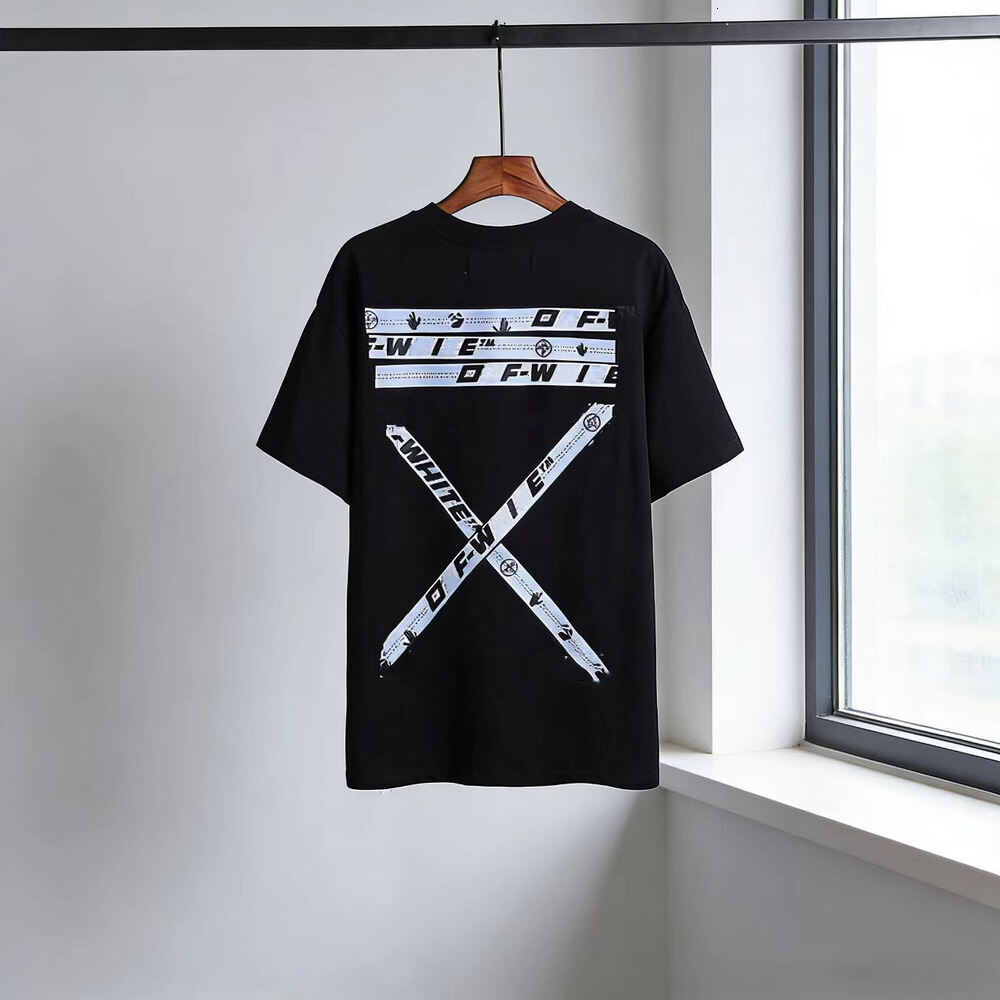 Off White T Shirt Designer Shirts Brand Off Whitemen T Shirts Top Quality Cotton Short Sleeve Offwhite T Shirt Simple Arrow Letter Print Summer Casu
