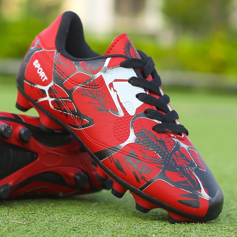 New Cross-Border dh1102856866 Football Boots Light Luxury Lightweight Design Low Top Long Spikes Artificial Grass Soccer Shoes Men Women