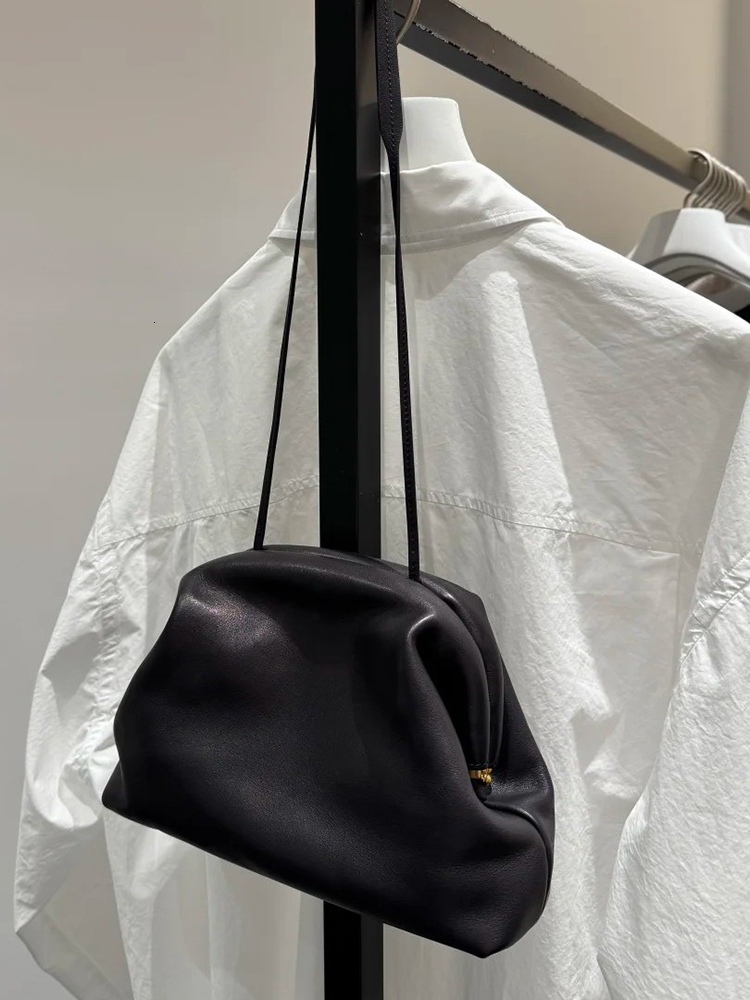 Luxury Brand Shoulder Genuine Leather Crossbody Women Autumn Winter Fashion Sheepskin Bowling Bags Woman Suotong0917
