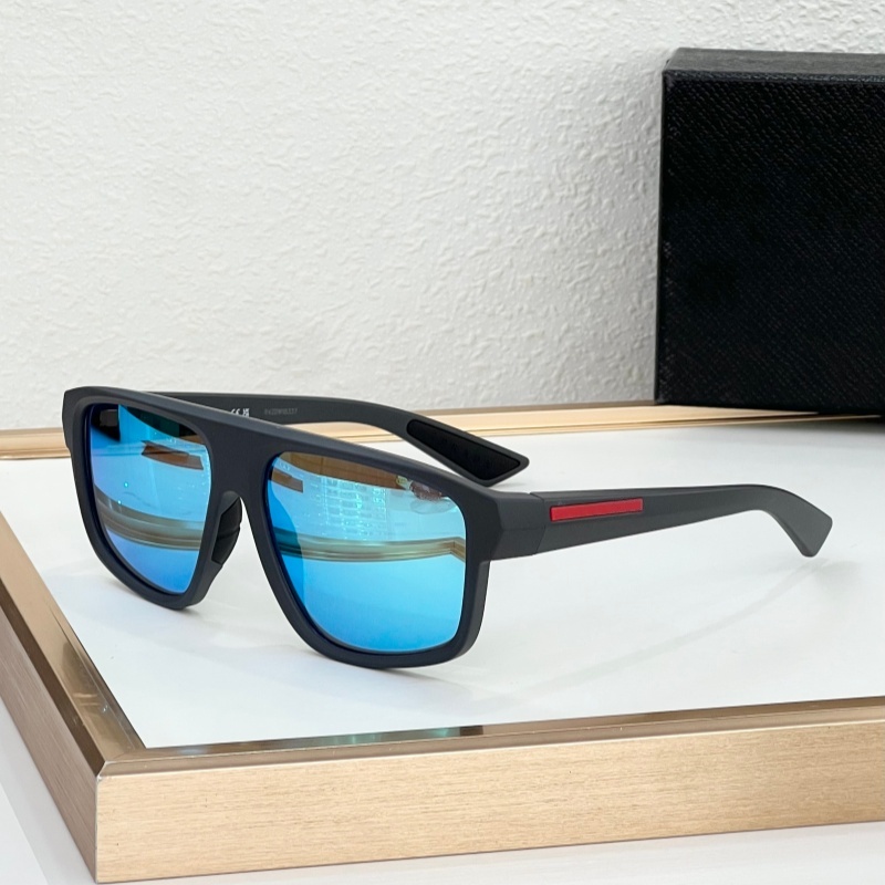Luxury Brand Eyewear SPS B02 Designer Sunglasses Top Quality Men Sport Rectangle Sun Glasses Mirror Lens UV400 Outdoor Driving With Original Box Siz