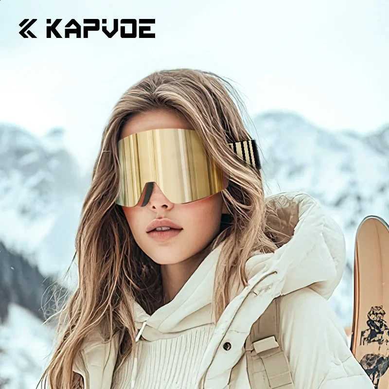Skiing Ski Snowboarding Snow GoggLEs Sunglasses for Women Men Anti-Fog LEns UV400 Photochromic Glasses MotorcycLE Glasses N260916