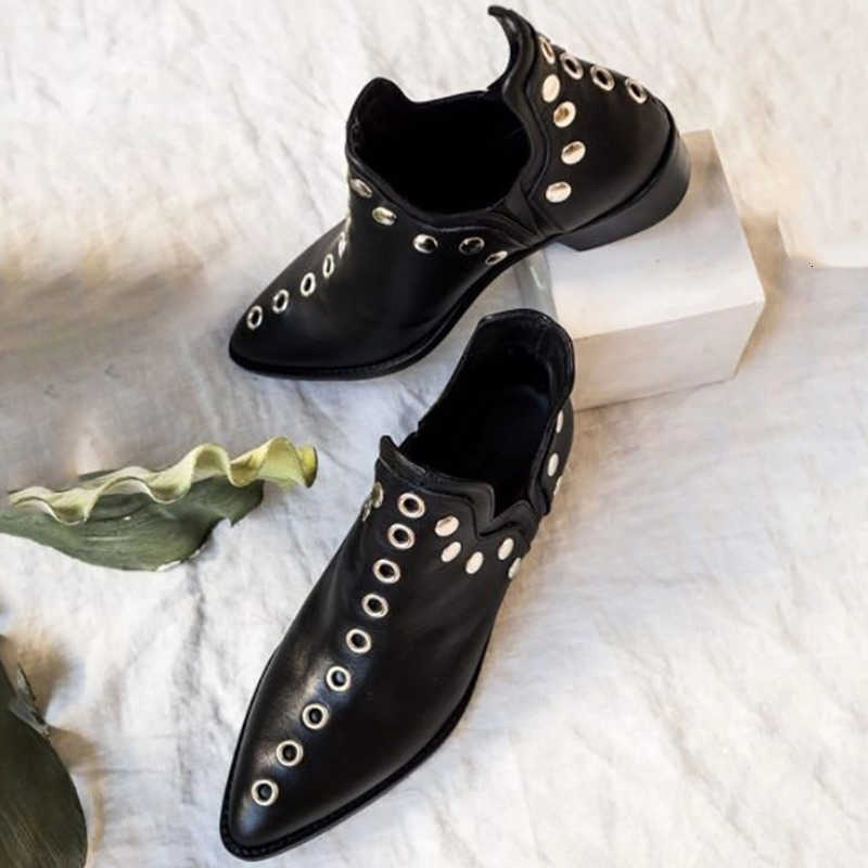 Autumn Women's Ankle New Boots Versatile Pointed Personalized Short Boots for Women Plus Size 43 D260917