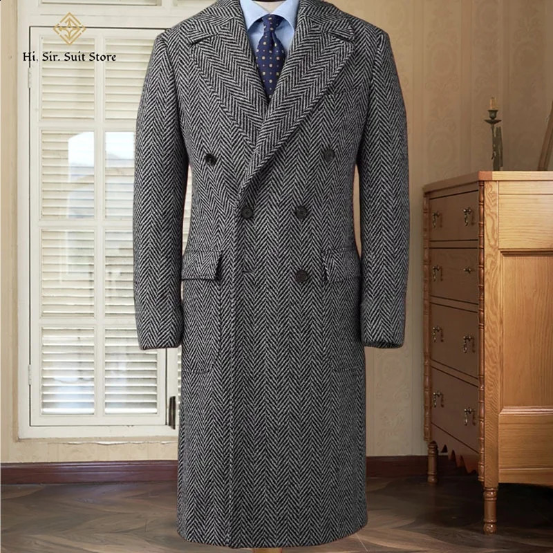 Men's Herringbone Jacket Business Casual Single Breasted Jacket Man Jackets Costumes Suit Male Blazers for Man Coats Elegant 260916