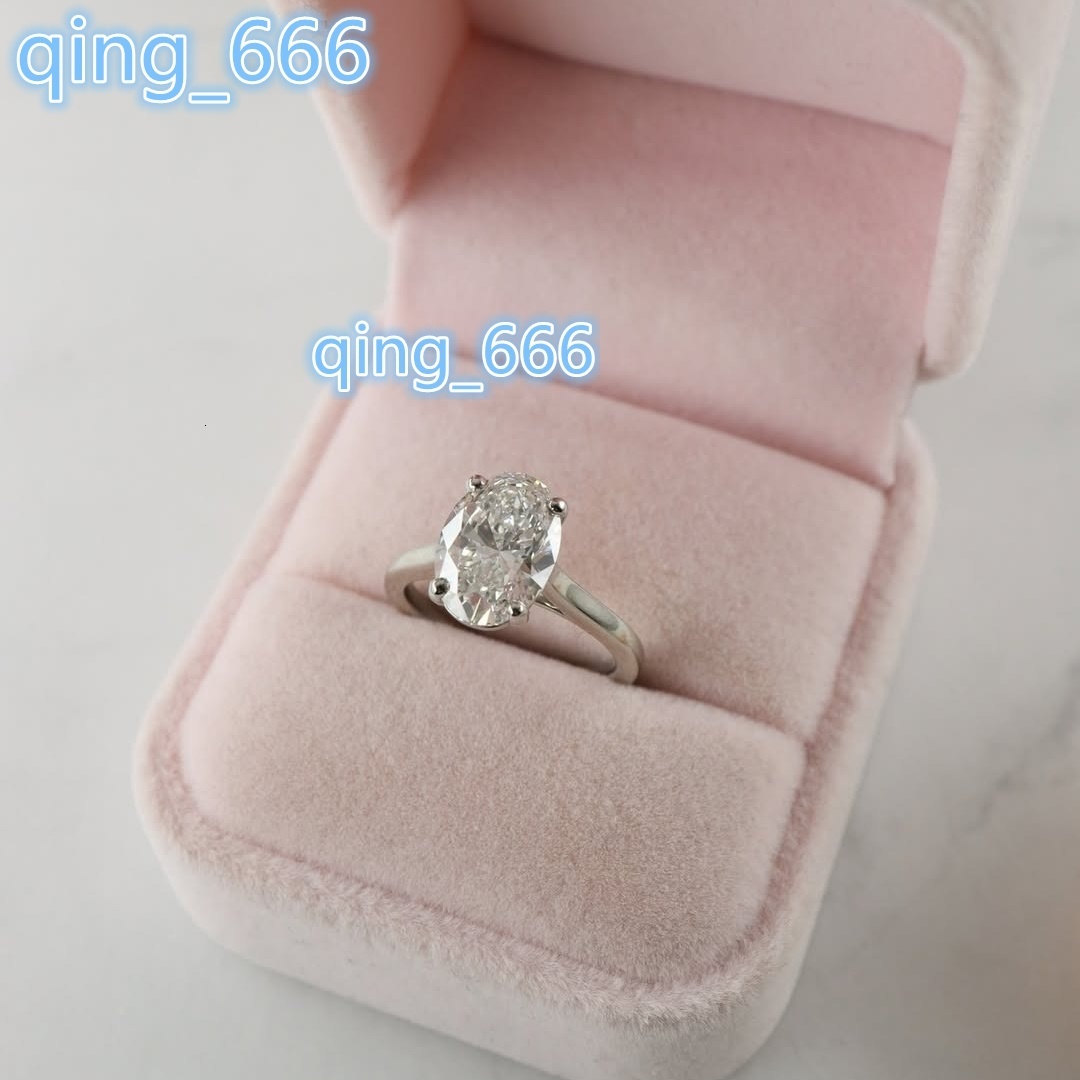IGI Certified Lab Grown Diamond Engagement Wedding Rings 18K 2ct D VS1 Oval Real Diamonds HPHT CVD Lab Diamond Solitaire Ring
