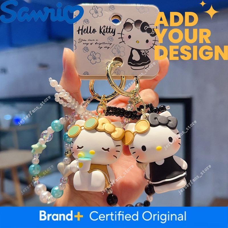New Genuine Sanrio Hello Kitty Leisure Bracelet Keychain Exquisite Backpack Pendant a5