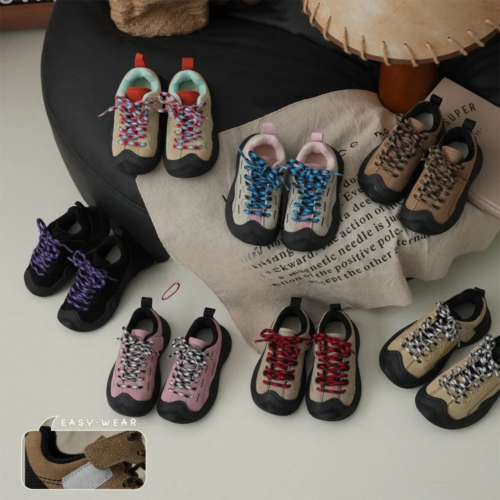 Children's Outdoor Sports Shoes Babies Learn Walk Spring Autumn Baotou Boys Girls Soft Soles Genuine Leather Comfortable 260915