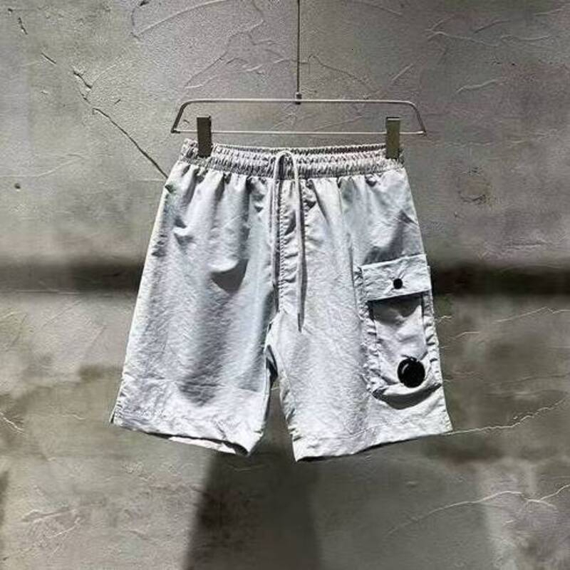 Cpcompanyyyy Shorts CP Pocketed Work Pants Summer Casual Loose Fit Athletic Shorts For Men Quick Drying With Drawstring Five Point Length Cpcompanyy