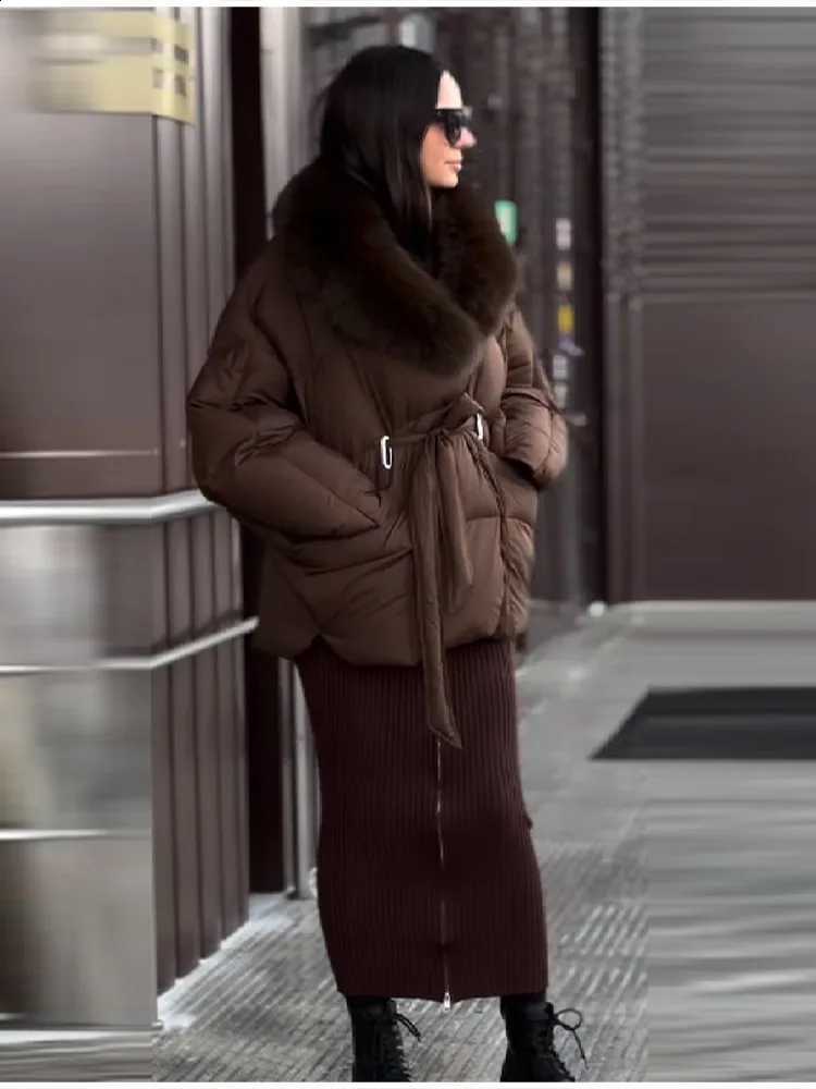 Elegant Vintage Cotton Coats Loose Casual Designer Fashionable Trend Lady Outerwear 2025 Fall Party Women's Chic Winter Clothes H260917