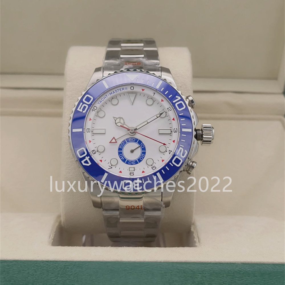 New 2026 Model 44mm Watch Men Automatic mechanical Watches White dial 904L steel bracelet Sapphire glass Luminous 126680 Mens President Wristwatches