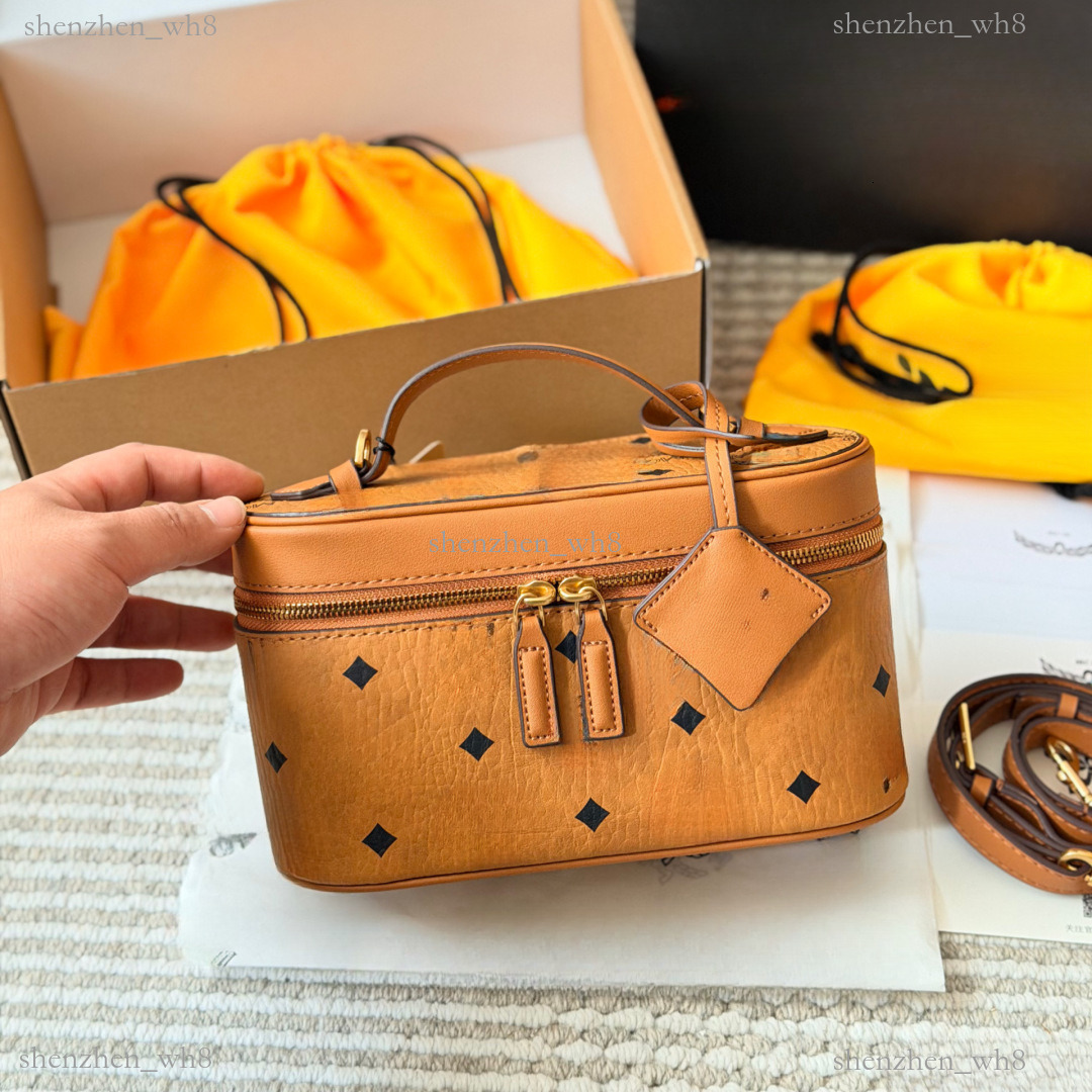 Free shipping mcmanaman new Designer delmy toni visetos mini box Visetos bag Crossbody Bags arenvi Large Capacity hobo Tote Handbag Clutch Duffle ba