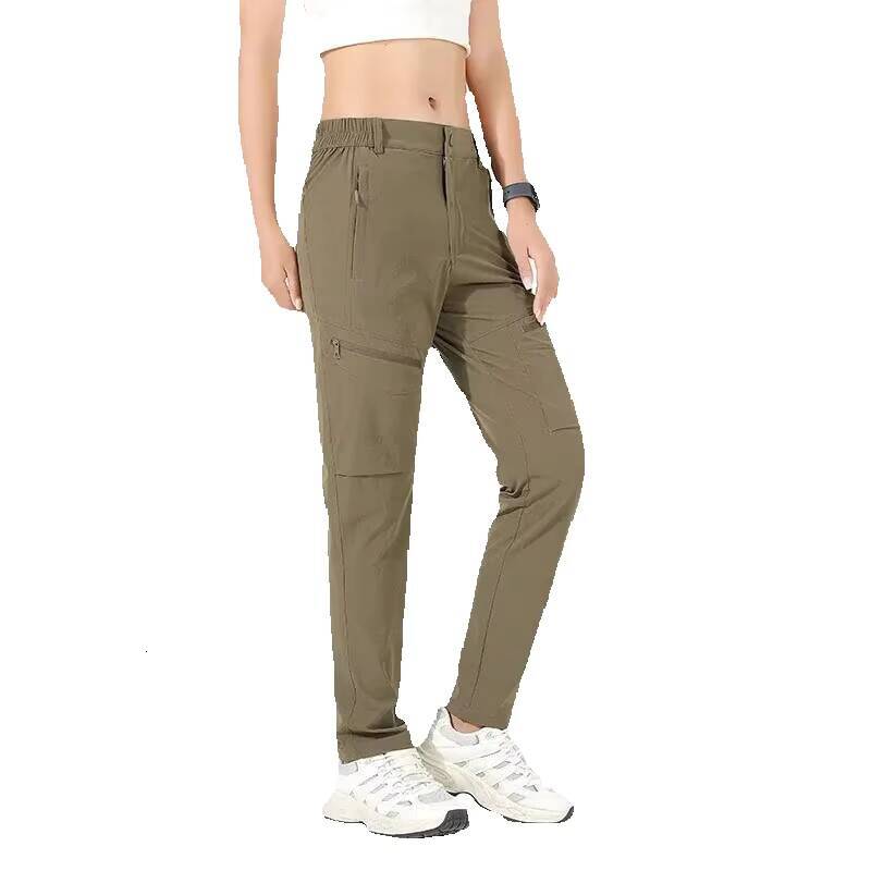 2026 New JNLN Womens Summer Pants Outdoor 4Way Elasticity Waterproof Hiking Camping Climbing Mountaineering Quick Dry Trousers 250918 outdoor Free S