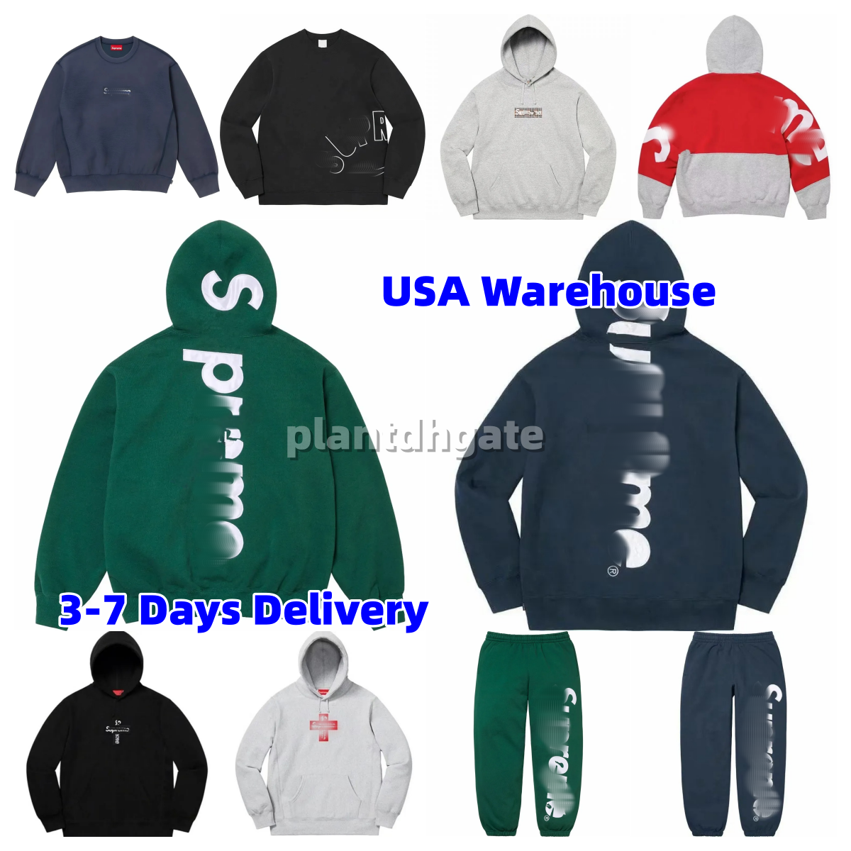 5AAA Men's American Street Style Hoodie, Letter Embroidery Cotton Sweatshirt Y2K Hip Hop Loose Fit Plus Size Tops Size S-XL 5A