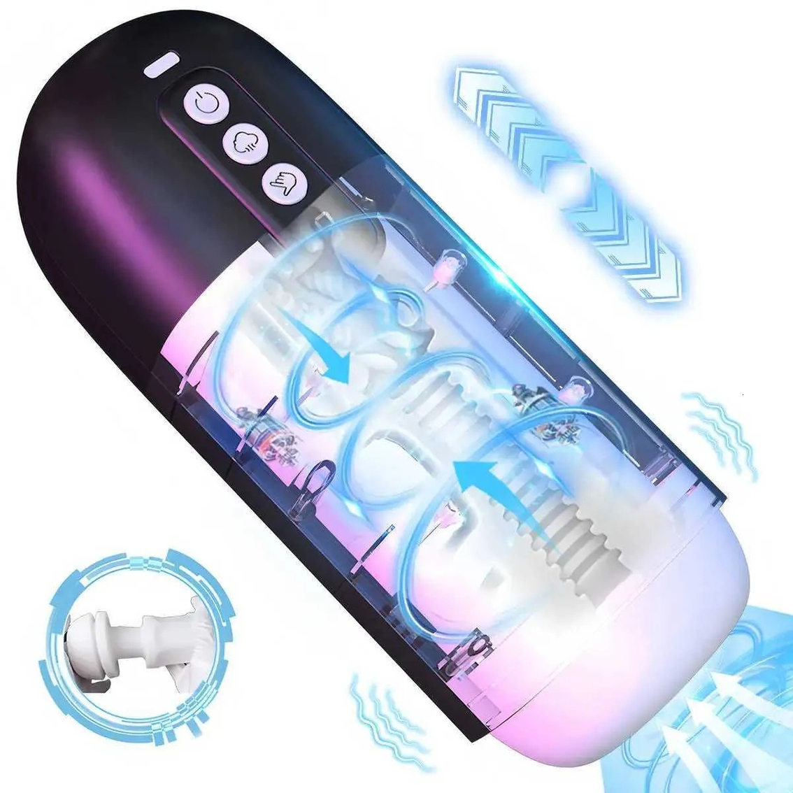 2026 New Automatic Male Masturbator Cup Sucking Milking adult toys Sex Machine Toy Blowjob Adult Goods Vibrator Masturbation For Man JA34
