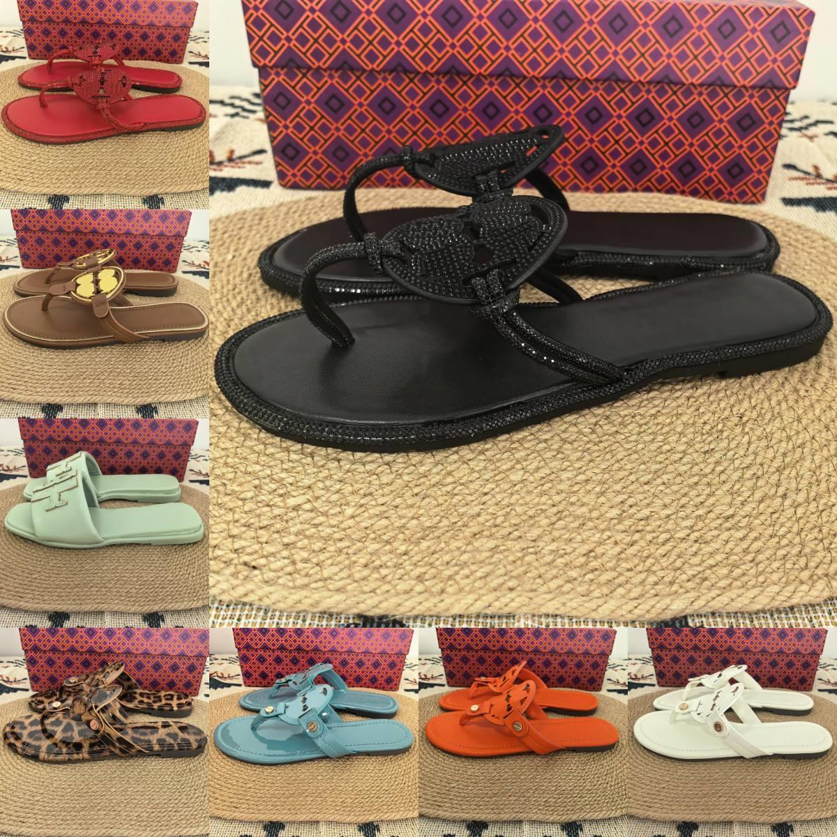 designer slippers tribute rubber slides leather flat heels claquette female women summer outdoor shoe fashion sandals sandles 35-42 flip flops heele